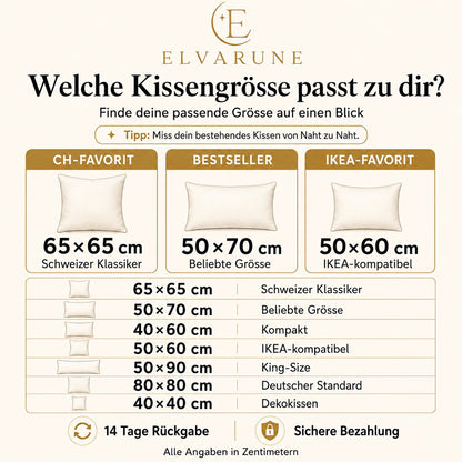 Elvarune™ Seidenkissenbezug