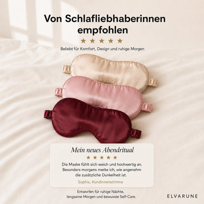 Elvarune™ Seiden-Schlafmaske